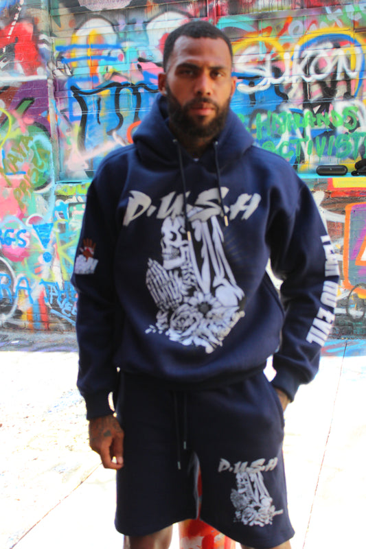 FEAR NO EVIL HOODIE/SHORT SET