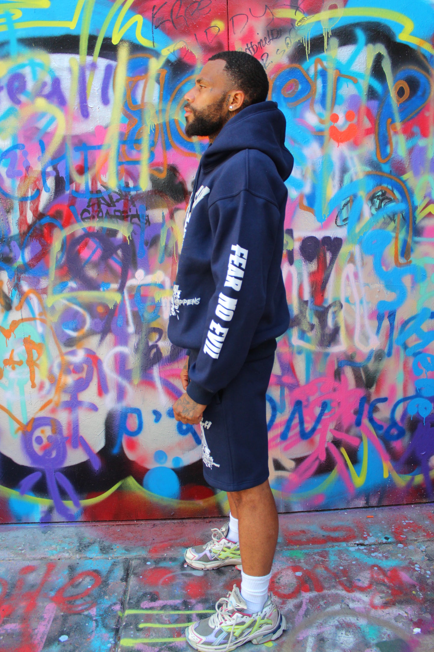 FEAR NO EVIL HOODIE/SHORT SET