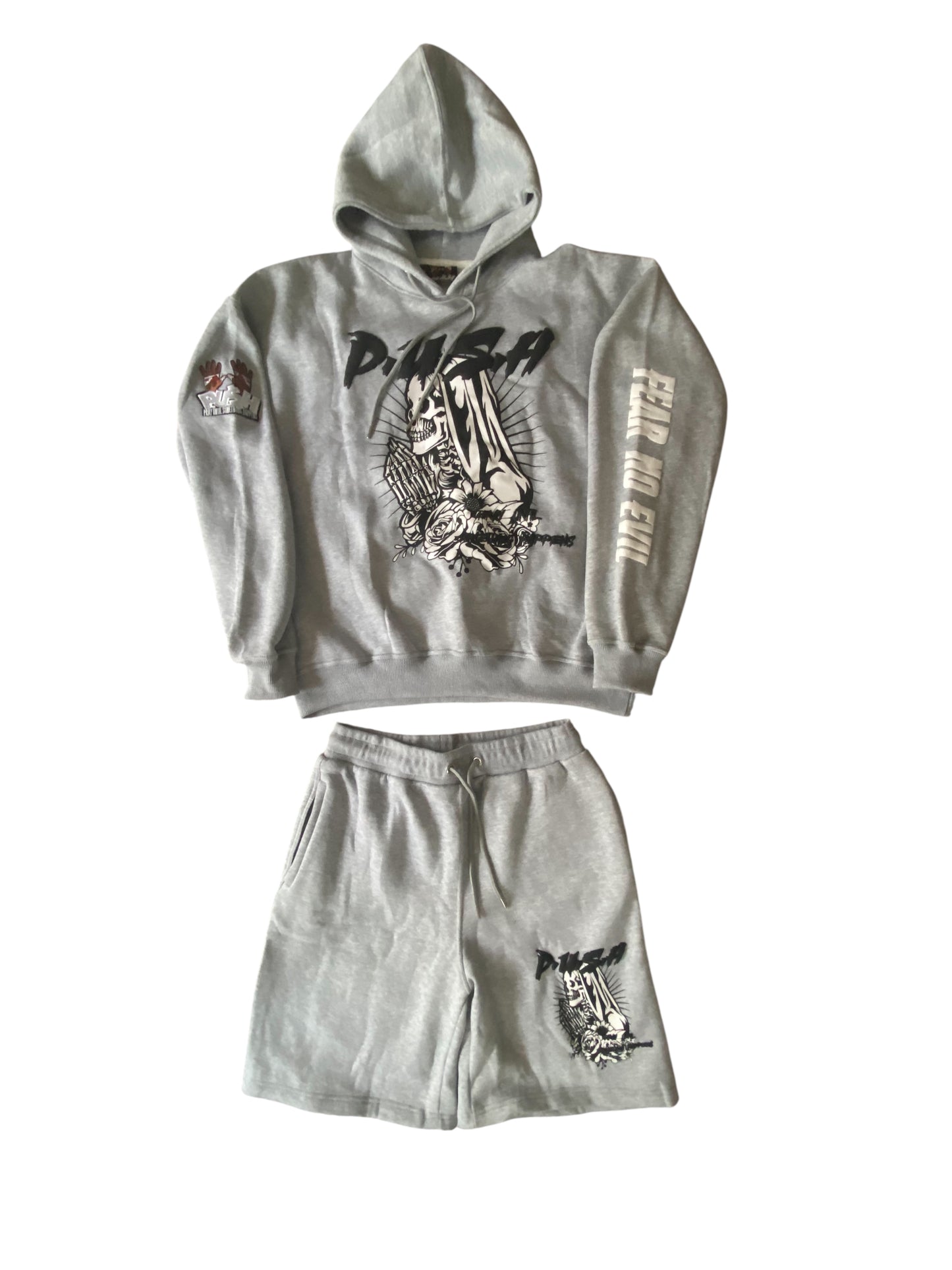 FEAR NO EVIL HOODIE/SHORT SET