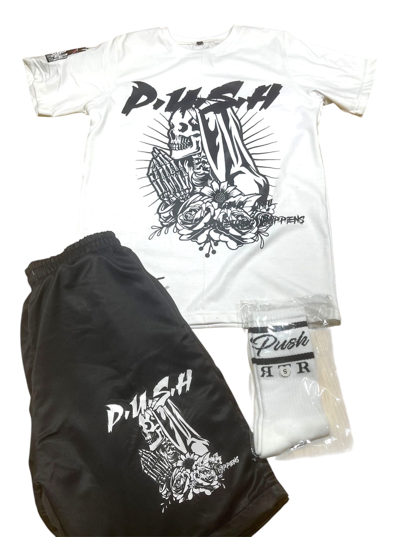 Push Prayer Hands Short Set (Socks included)